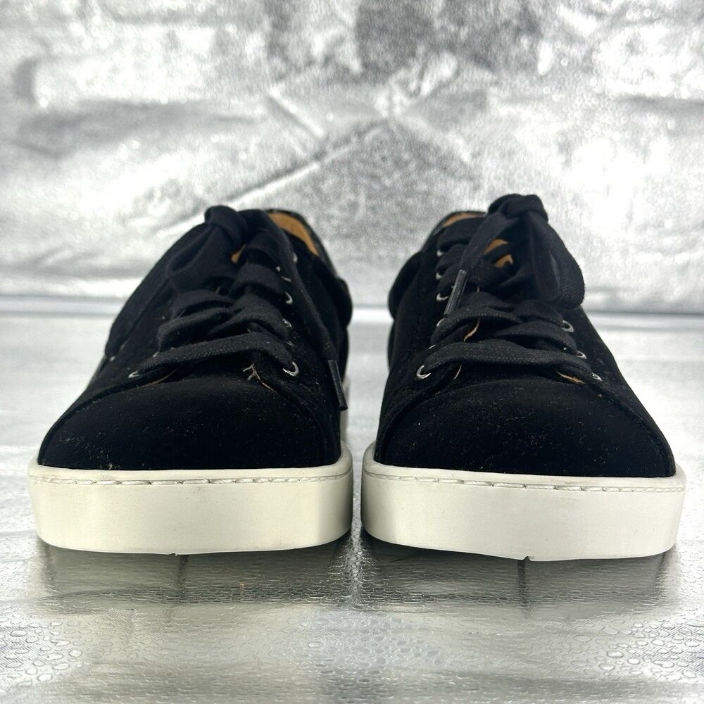 Magnanni Shoes Men's Size US 8 Black Velvet Dalia Lace Up Sneakers No Insoles - Picture 2 of 14